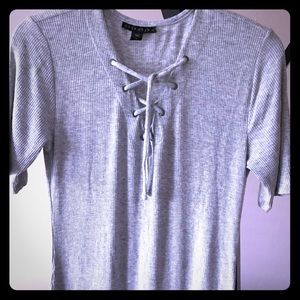 Gray Stretch Bodycon Maxi Dress M NWOT